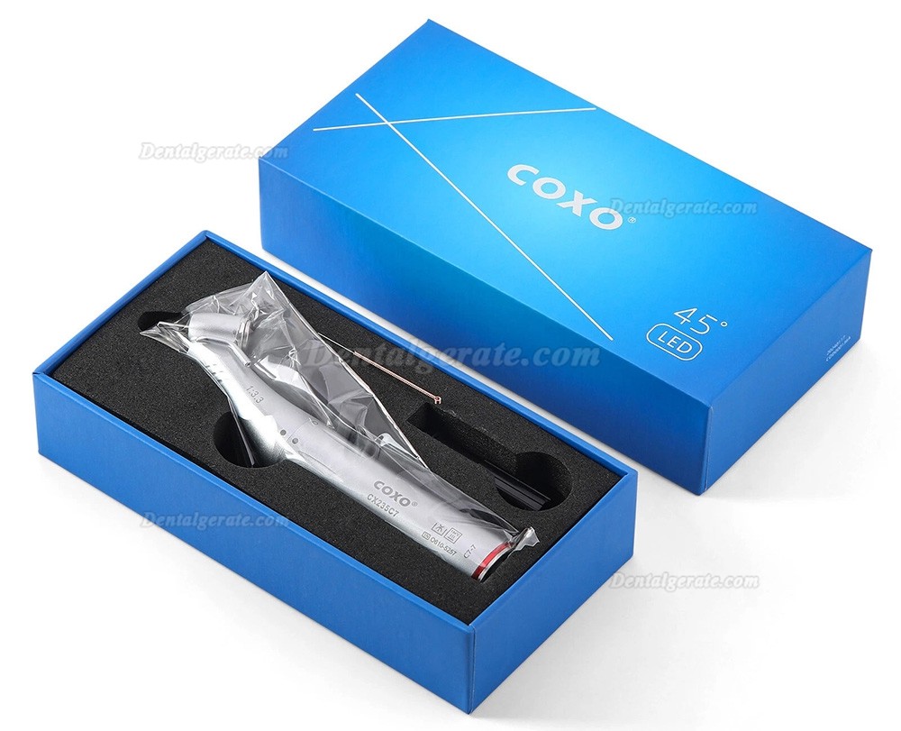 COXO CX235C7-7 45&deg; LED 1:5 Rotes Winkelst&uuml;cke Handst&uuml;ck mit Generator